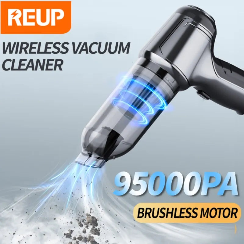 95000Pa Wireless Car Mini Vacuum