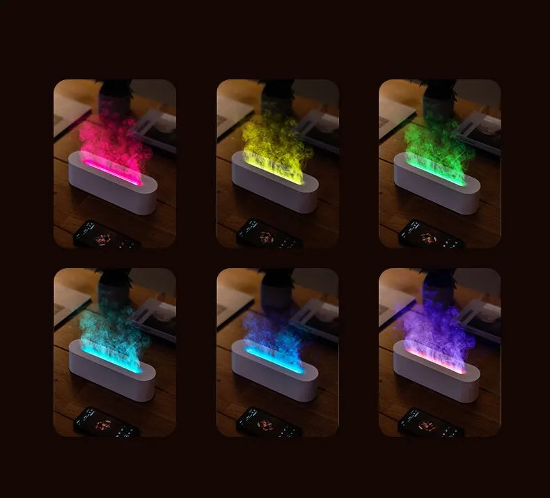 Newest Flame Aroma Diffuser Humidifier