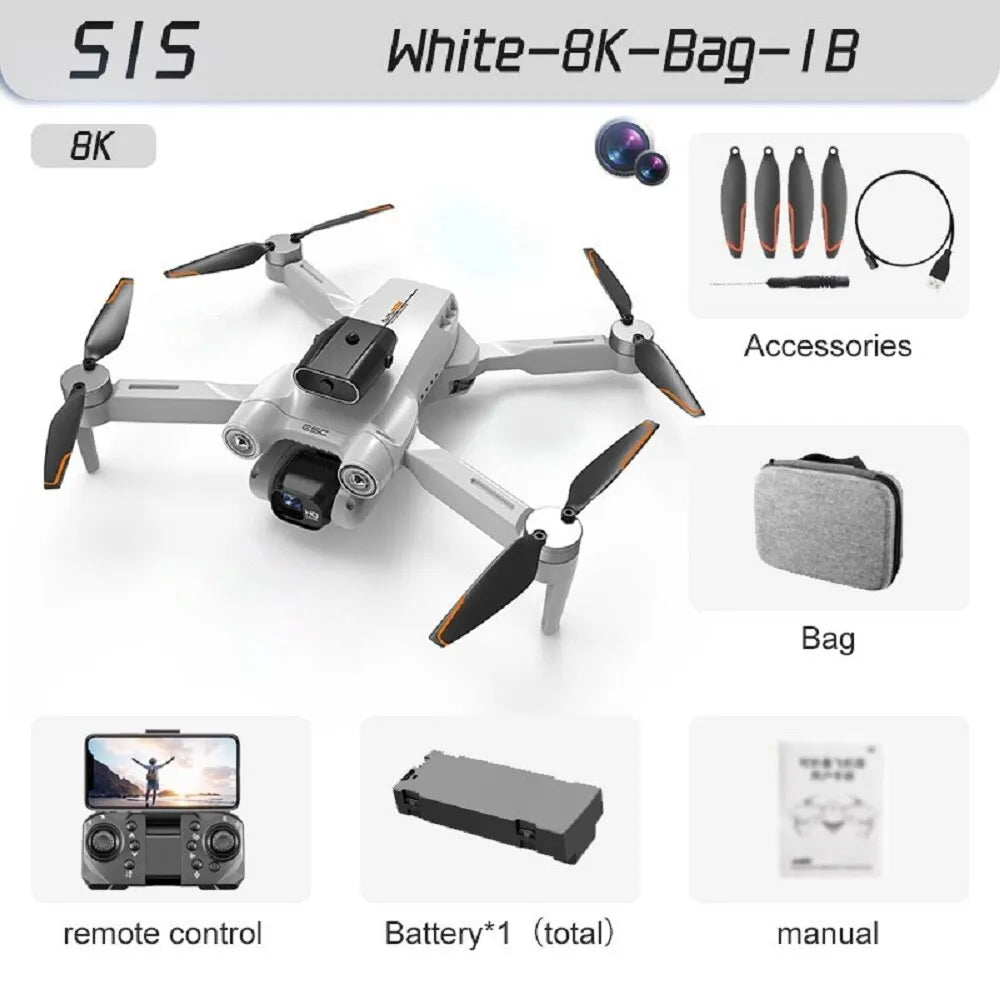 S1S  Drone 4k Profesional 8K HD Camera Obstacle Avoidance Aerial Photography